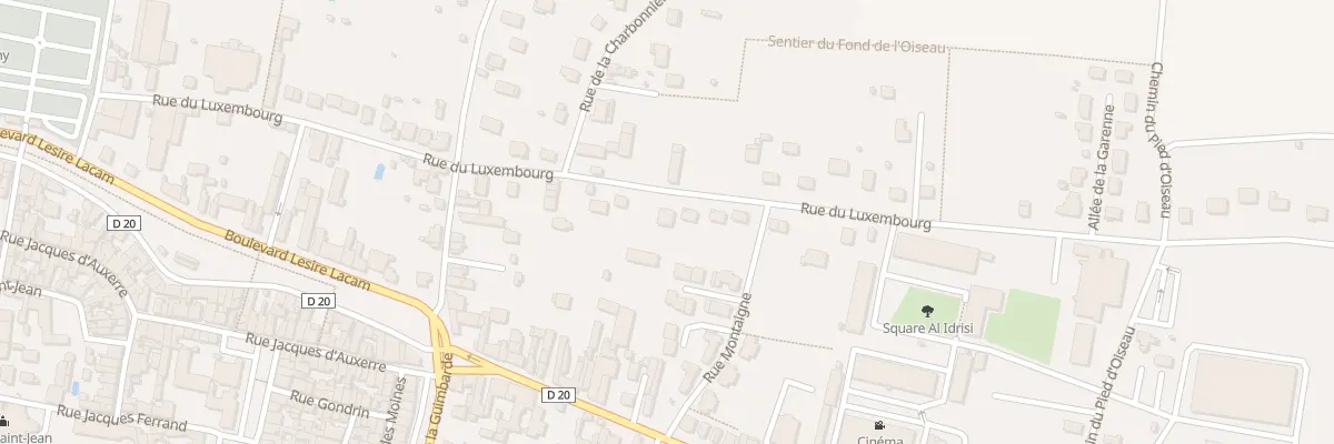 Plan du 44 Rue du Luxembourg à Joigny