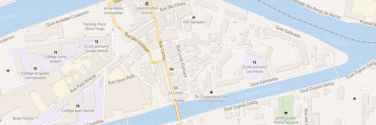 Plan du 7 Rue Emile Morlot à Château-Thierry