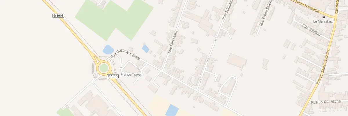 Plan du 55 Rue Karl Marx à Caudry