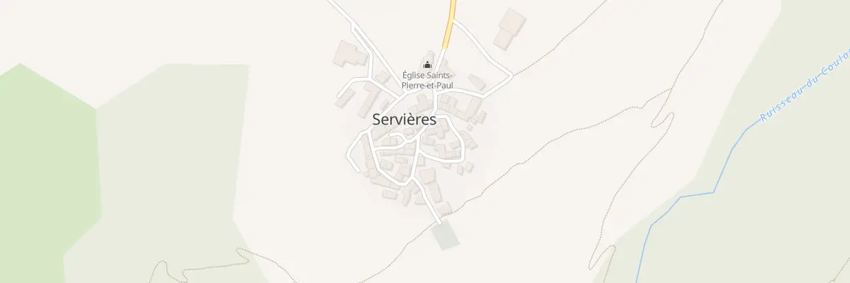 Plan du 5025 Servieres Village à Monts-de-Randon