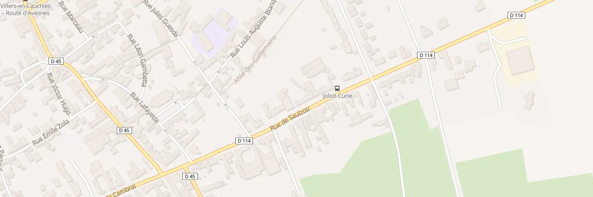 Plan du 13 Rue de Saulzoir à Villers-en-Cauchies