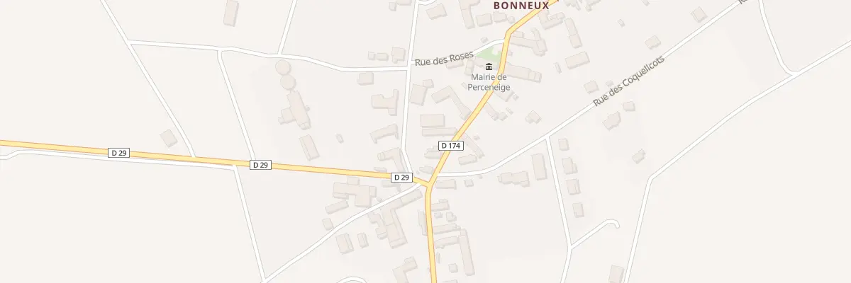 Plan du 15 Rue des Glycines à Perceneige