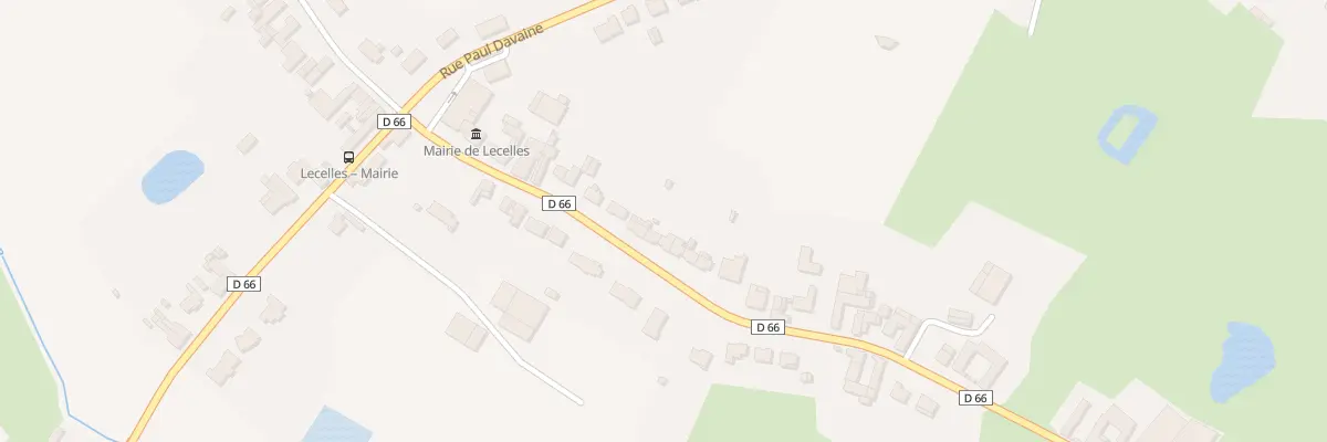 Plan du 3268 Rue des Fèves à Lecelles