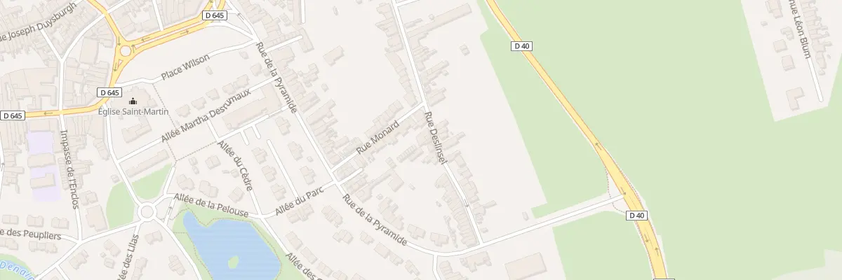 Plan du 190 Rue Deslinsel à Denain