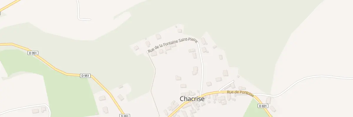 Plan du 8 Rue de la Fontaine St Pierre à Chacrise