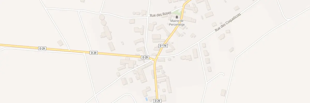 Plan du 13 Rue des Glycines à Perceneige