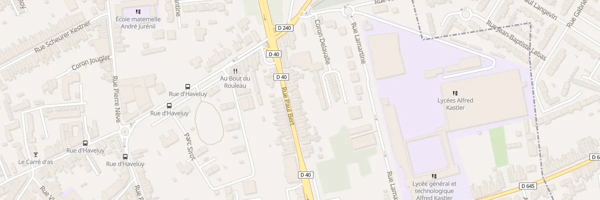 Plan du 9 Rue Paul Bert à Denain