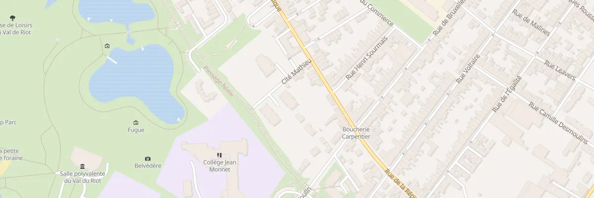 Plan du 125 Rue de la République à Caudry