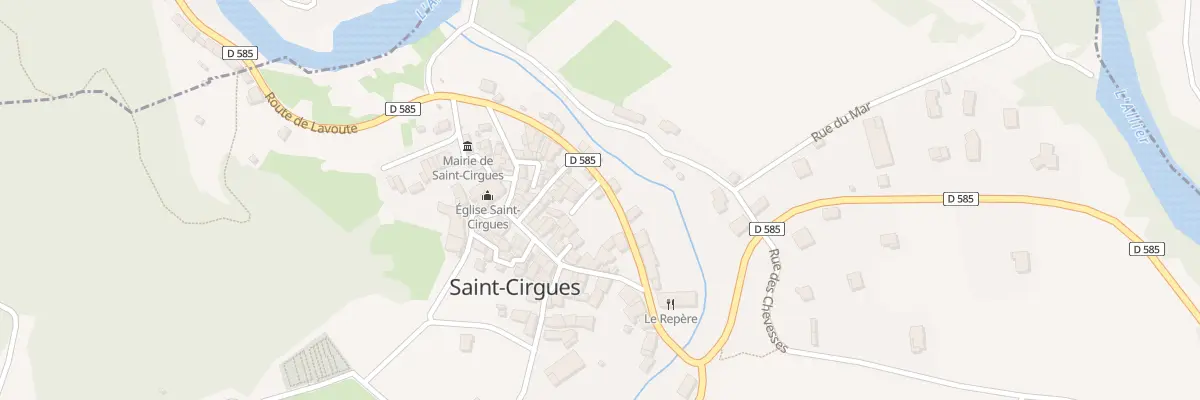 Plan du 5058 Le Bourg à Saint-Cirgues