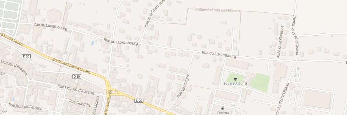 Plan du 46 Rue du Luxembourg à Joigny