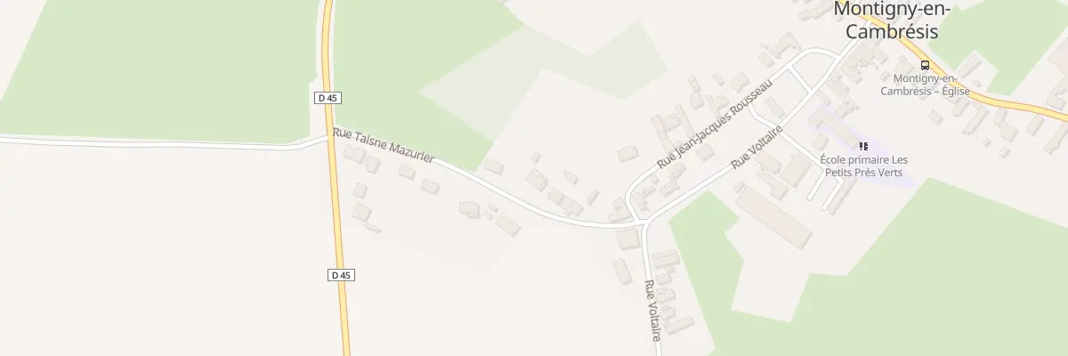 Plan du 6 Rue Taisne Mazurier à Montigny-en-Cambrésis