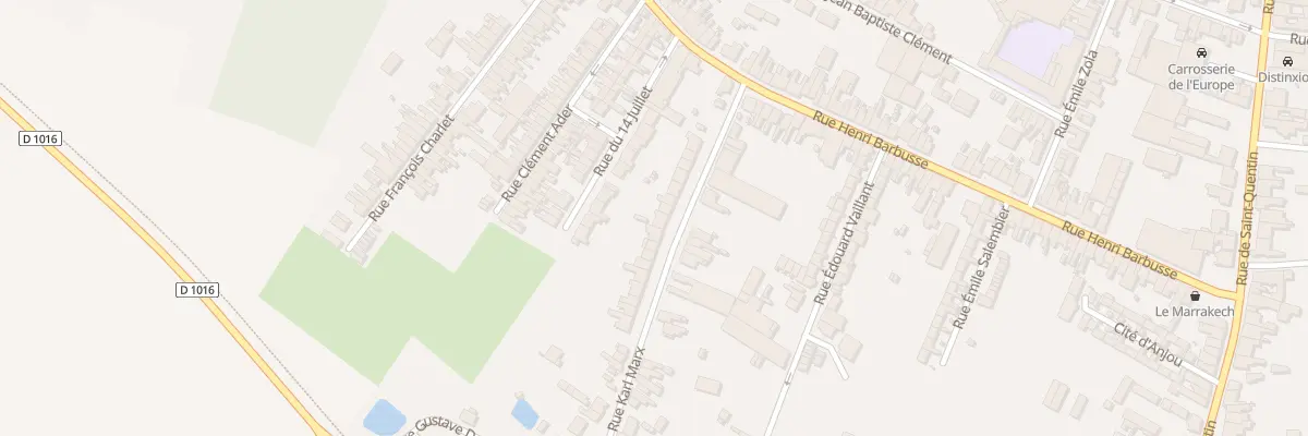 Plan du 18 Rue Karl Marx à Caudry