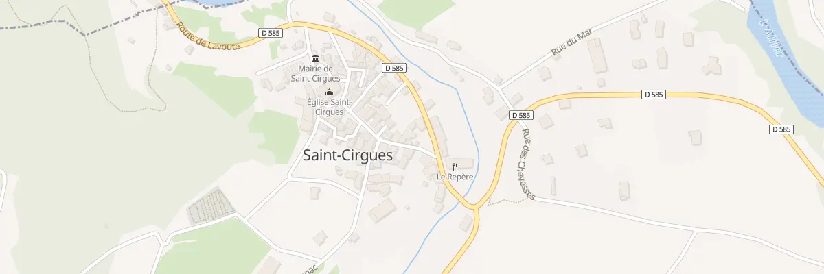 Plan du 21 Rue Odilon de Mercoeur à Saint-Cirgues