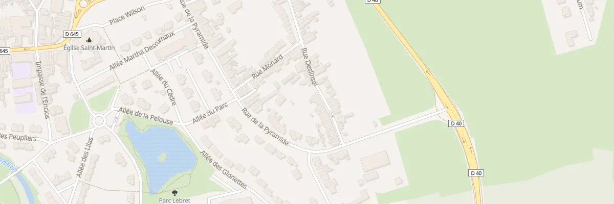 Plan du 234 Rue Deslinsel à Denain