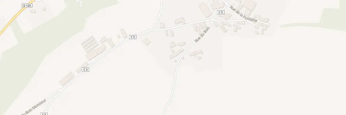 Plan du 12 Rue du Bois aux Hauts de Forterre