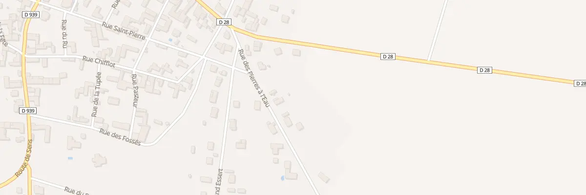 Plan du 4 Rue des Pierres à l’Eau à Thorigny-sur-Oreuse