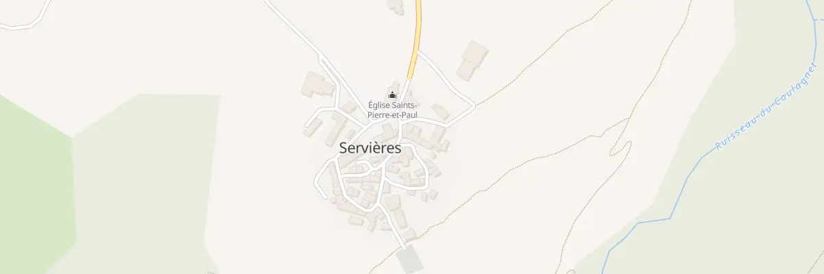 Plan du 5020 Servieres Village à Monts-de-Randon