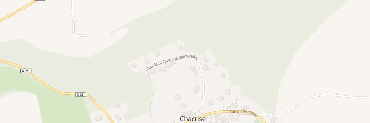 Plan du 6T Rue de la Fontaine St Pierre à Chacrise