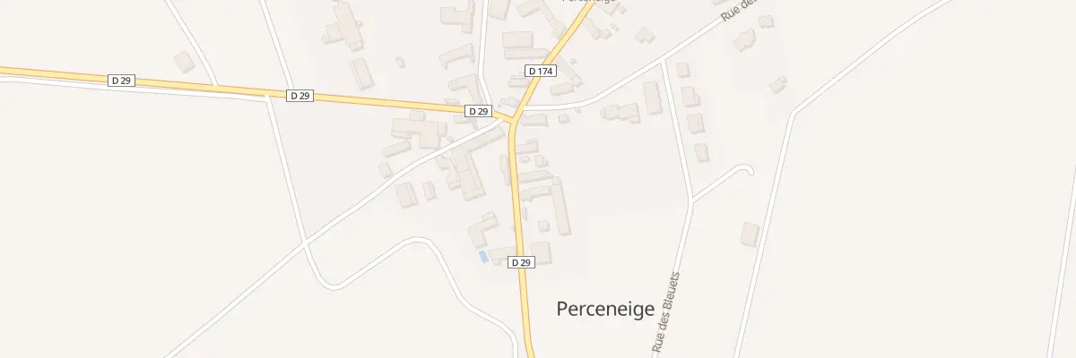 Plan du 8 Rue des Glycines à Perceneige