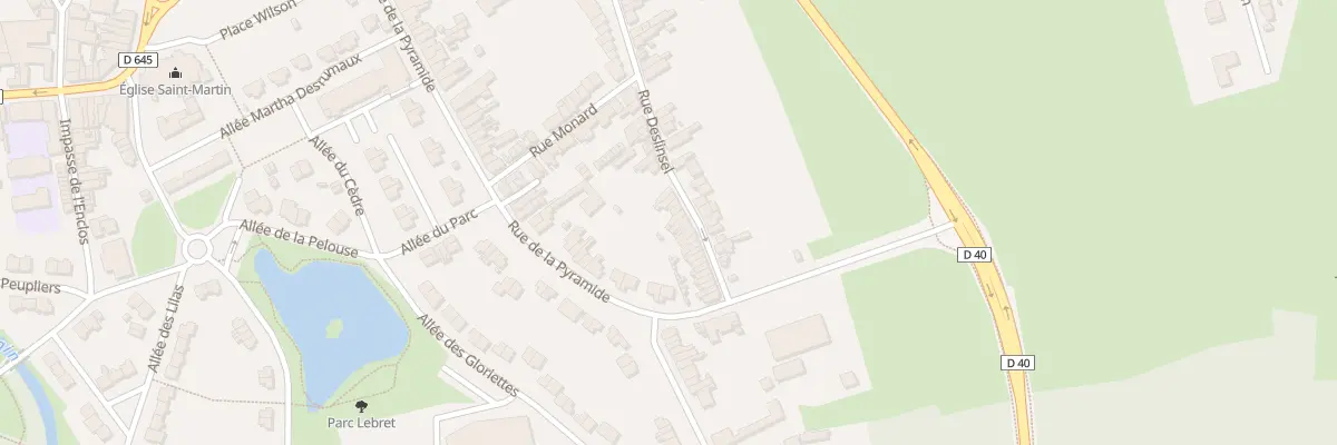 Plan du 252 Rue Deslinsel à Denain