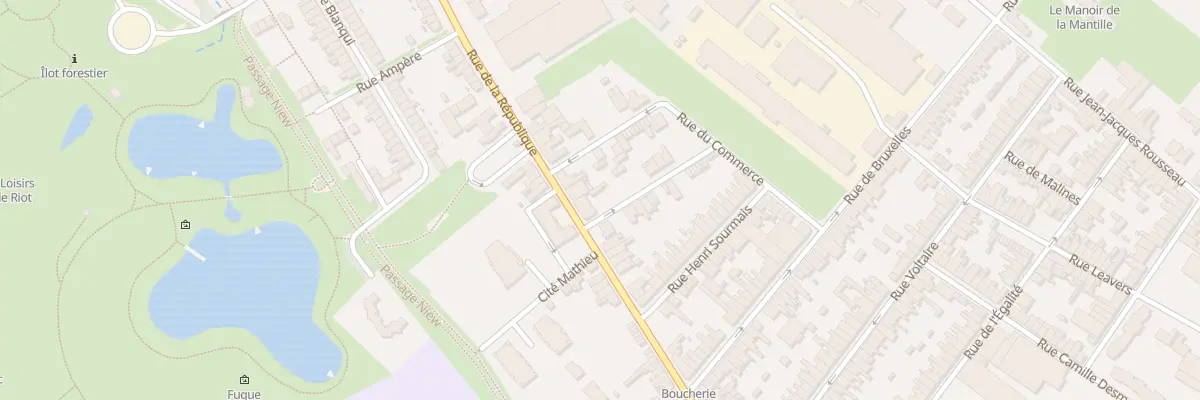 Plan du 120 Rue de la République à Caudry