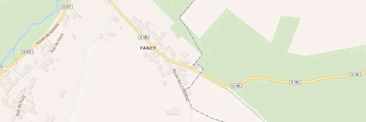 Plan du 33 Fancy à Courcelles