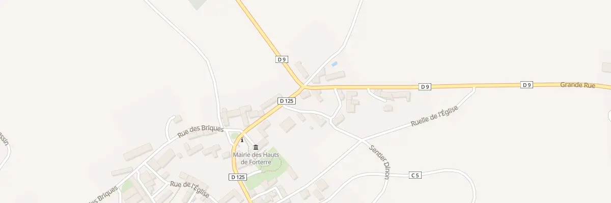Plan du 4 Gr Grande Rue Taingy aux Hauts de Forterre