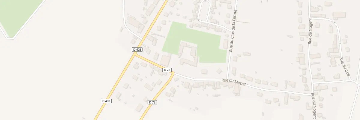 Plan du 3 Rue du Mesnil à Villiers-Saint-Georges