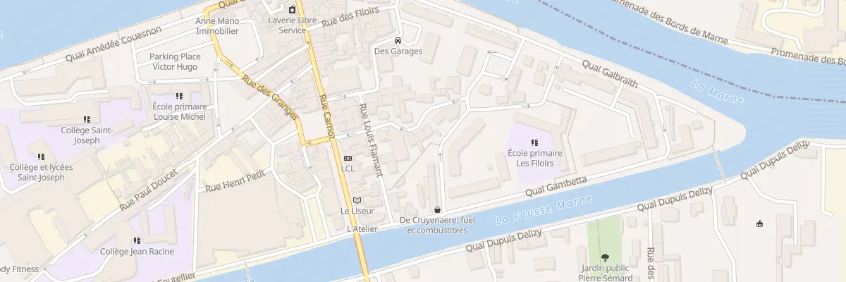 Plan du 13 Rue Emile Morlot à Château-Thierry