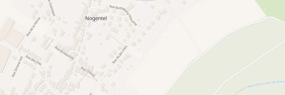 Plan du 3 Rue du Jeu d’Arc à Nogentel