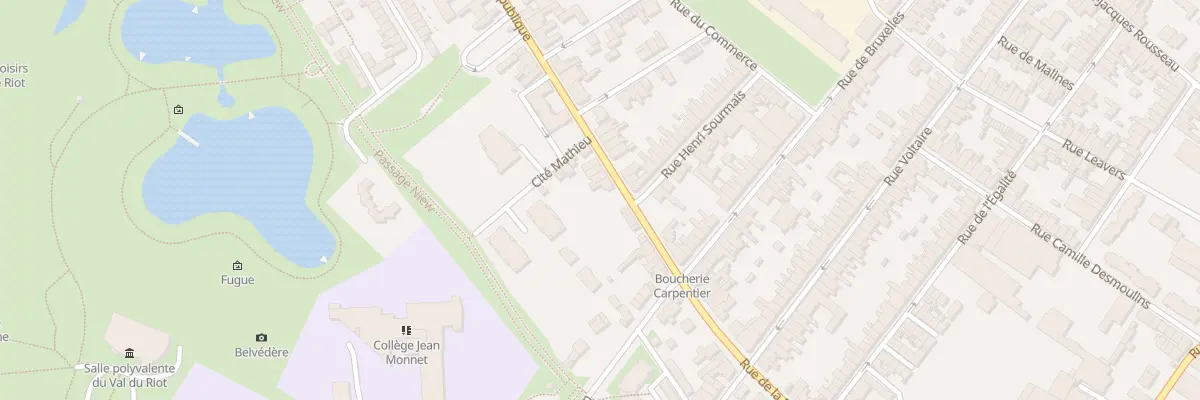 Plan du 111 Rue de la République à Caudry