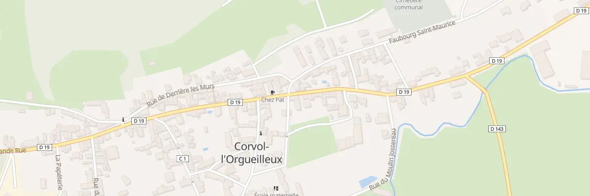 Plan du 23 Grande Rue à Corvol-l’Orgueilleux