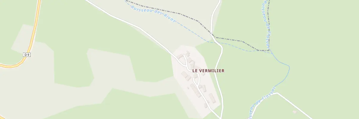 Plan du 21 Le Vermilier à Sugères