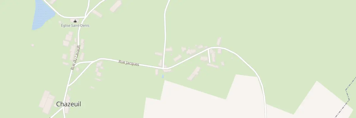 Plan du 5 Rue Jacques à Chazeuil