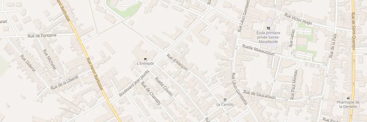 Plan du 7 Rue d’Alencon à Caudry