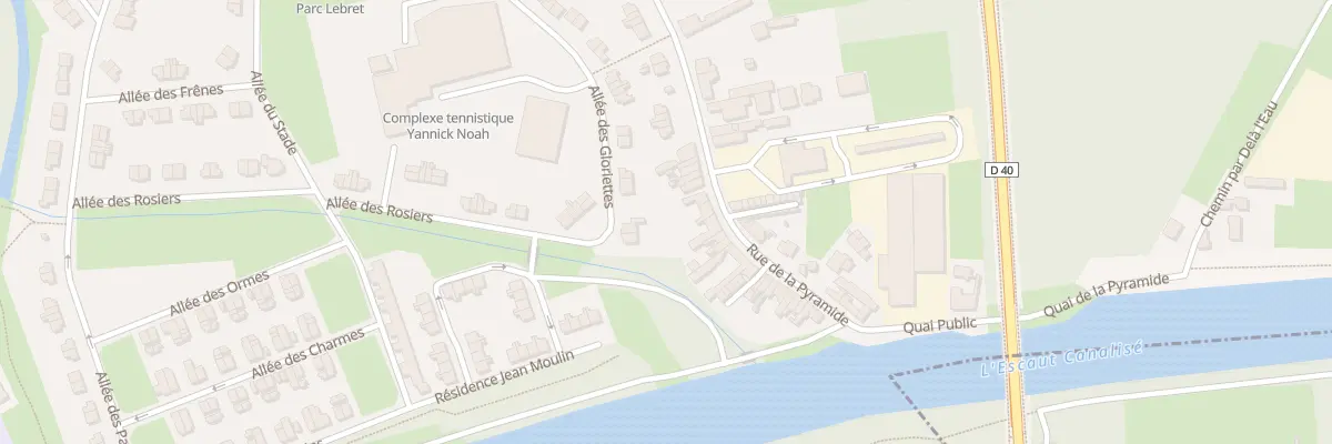 Plan du 588 Rue de la Pyramide à Denain