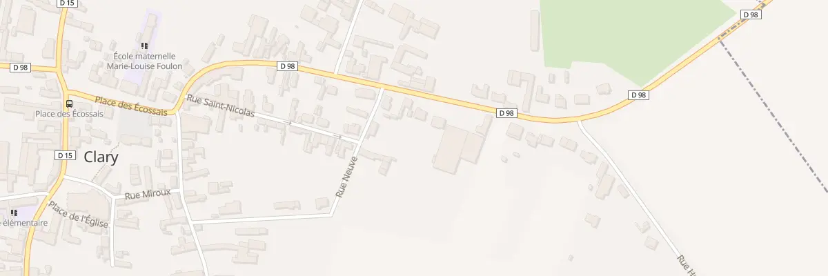 Plan du 12 Rue Henri Bourlet à Clary