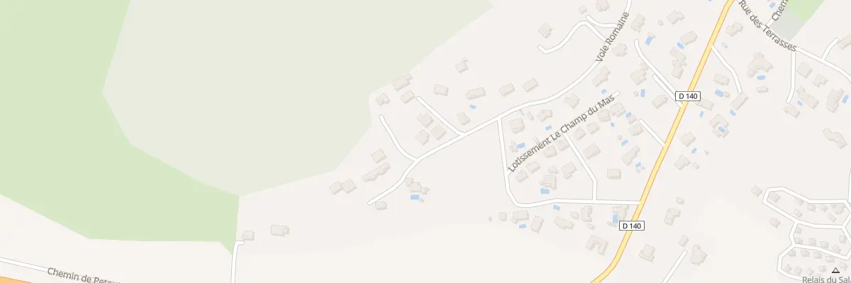Plan du 14 Voie Romaine au Bosc