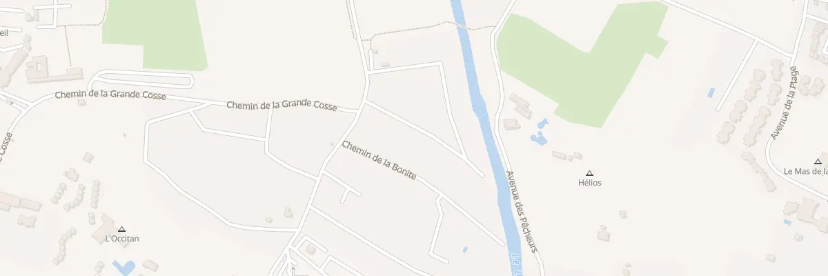 Plan du 785 Che de la Grande Cosse à Vias