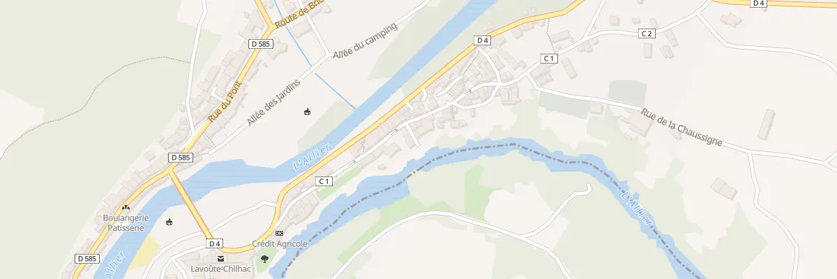 Plan du 5000 Le Bourg à Lavoûte-Chilhac
