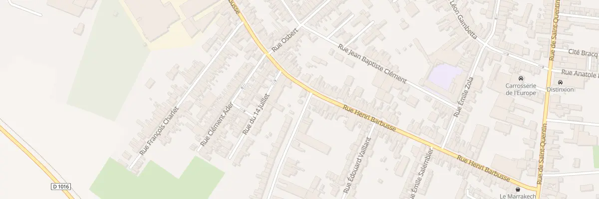 Plan du 93 Rue Henri Barbusse à Caudry
