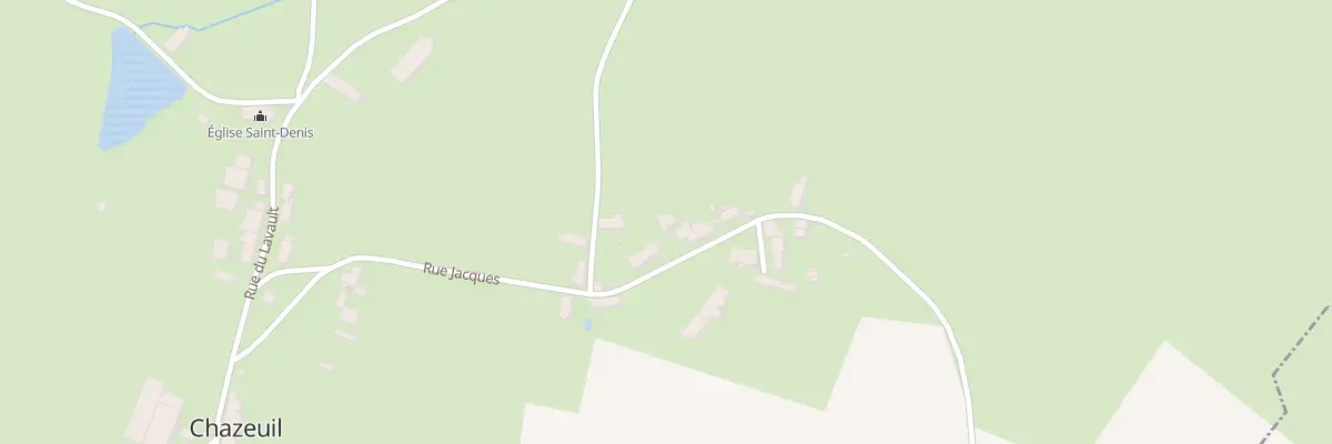 Plan du 7 Rue Jacques à Chazeuil