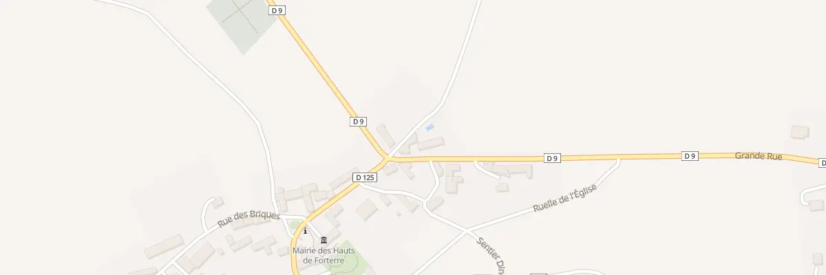 Plan du 7 Gr Grande Rue Taingy aux Hauts de Forterre