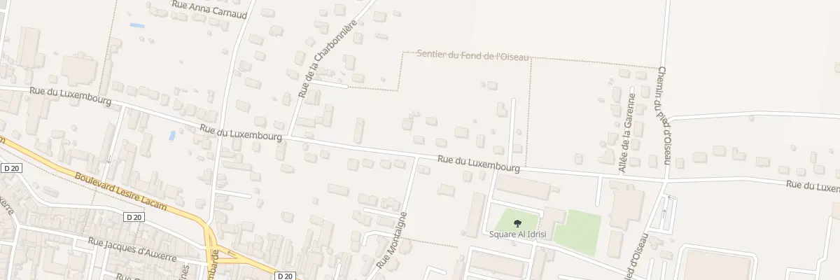 Plan du 51 Rue du Luxembourg à Joigny