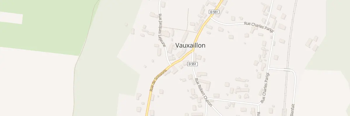 Plan du 1 Pl Roquigny à Vauxaillon