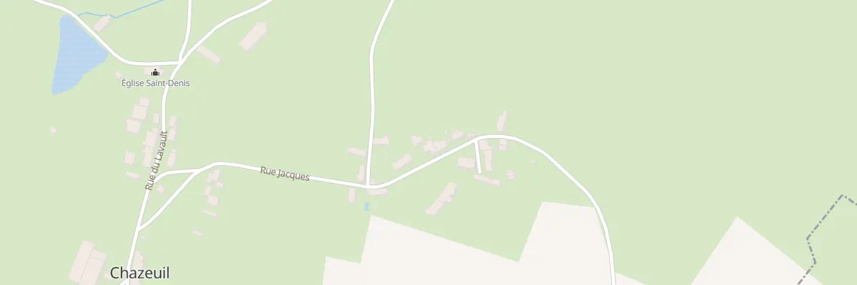 Plan du 9 Rue Jacques à Chazeuil