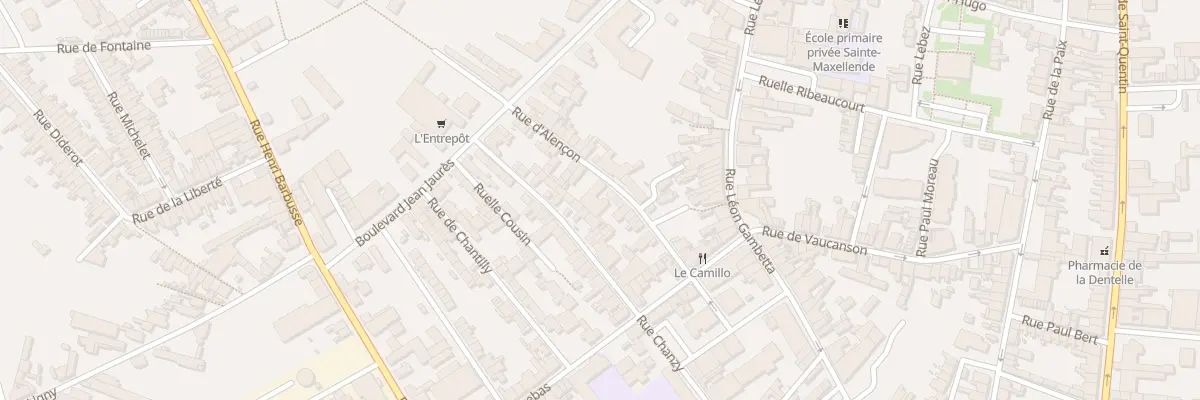 Plan du 14 Rue d’Alencon à Caudry