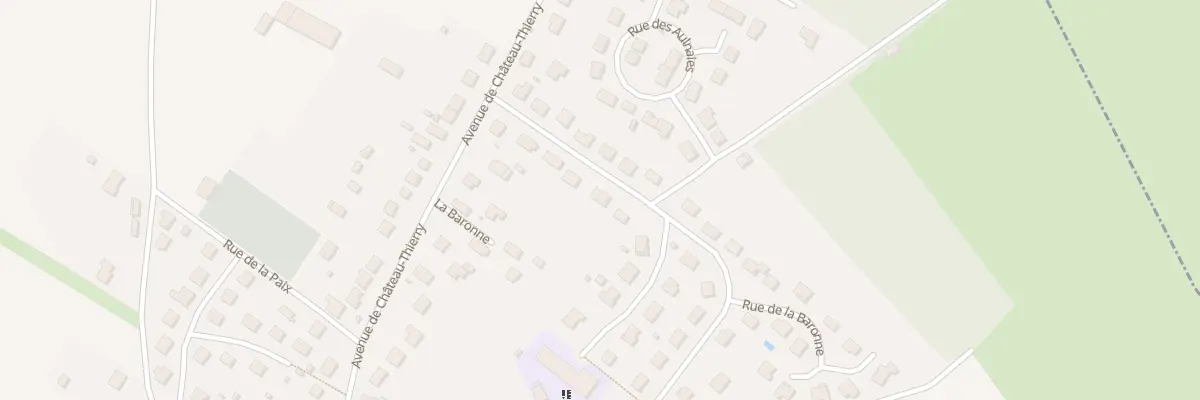 Plan du 10 Rue de la Baronne à Nogentel