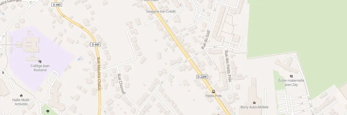 Plan du 3 Rue Charloing à Bellerive-sur-Allier