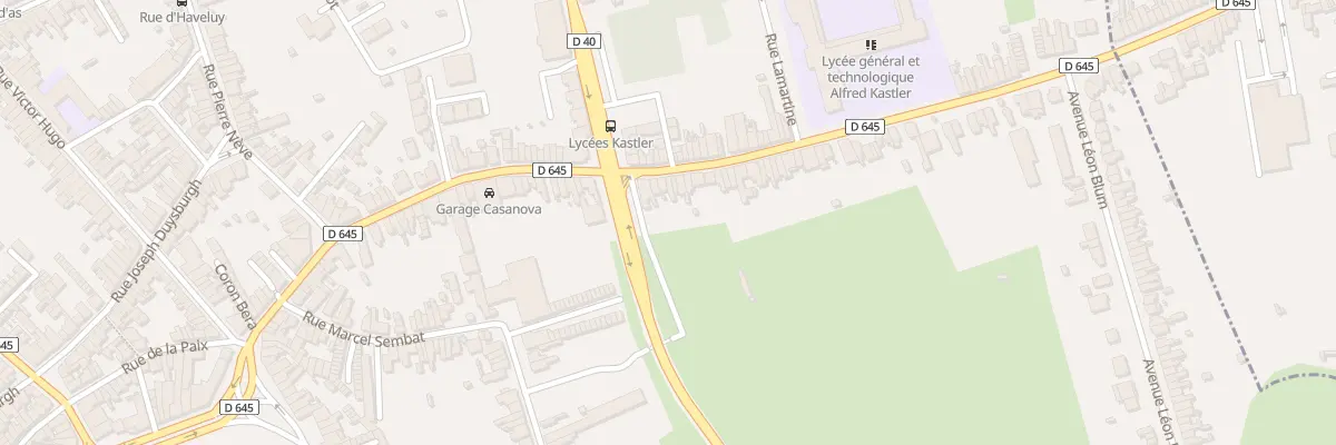 Plan du 90 Rue Paul Elie Casanova à Denain